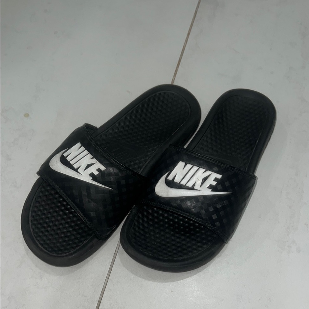 Nike Black Slide Sandals